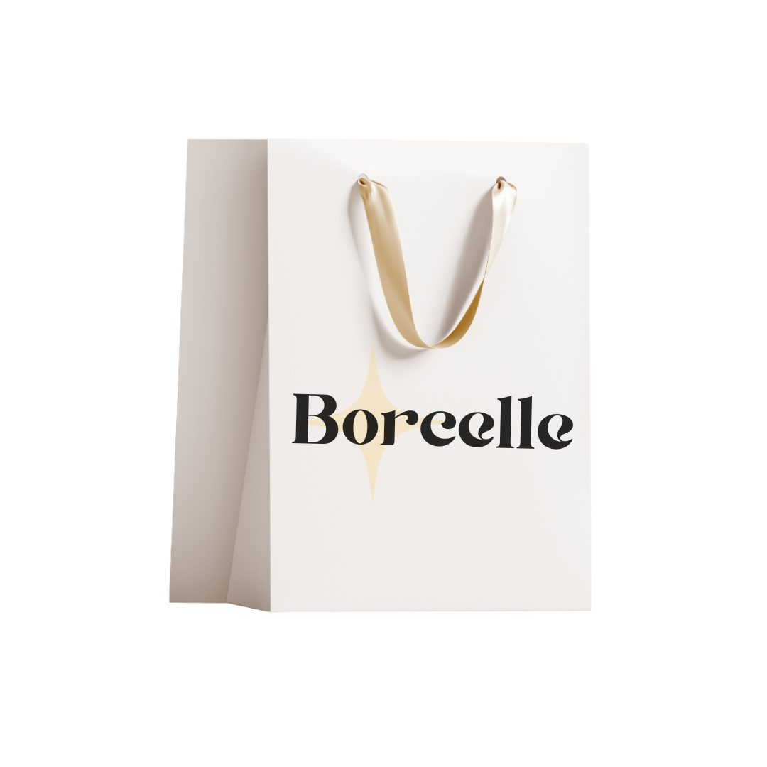 Paper Bags, with Ribbon Handles