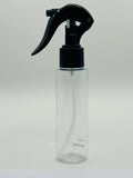 Clear PET Mini Trigger Spray Bottle with Black Sprayer