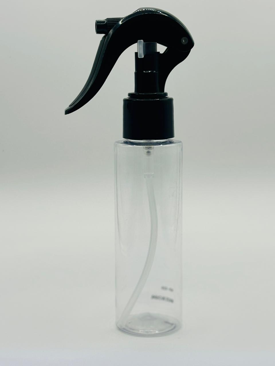 Clear PET Mini Trigger Spray Bottle with Black Sprayer