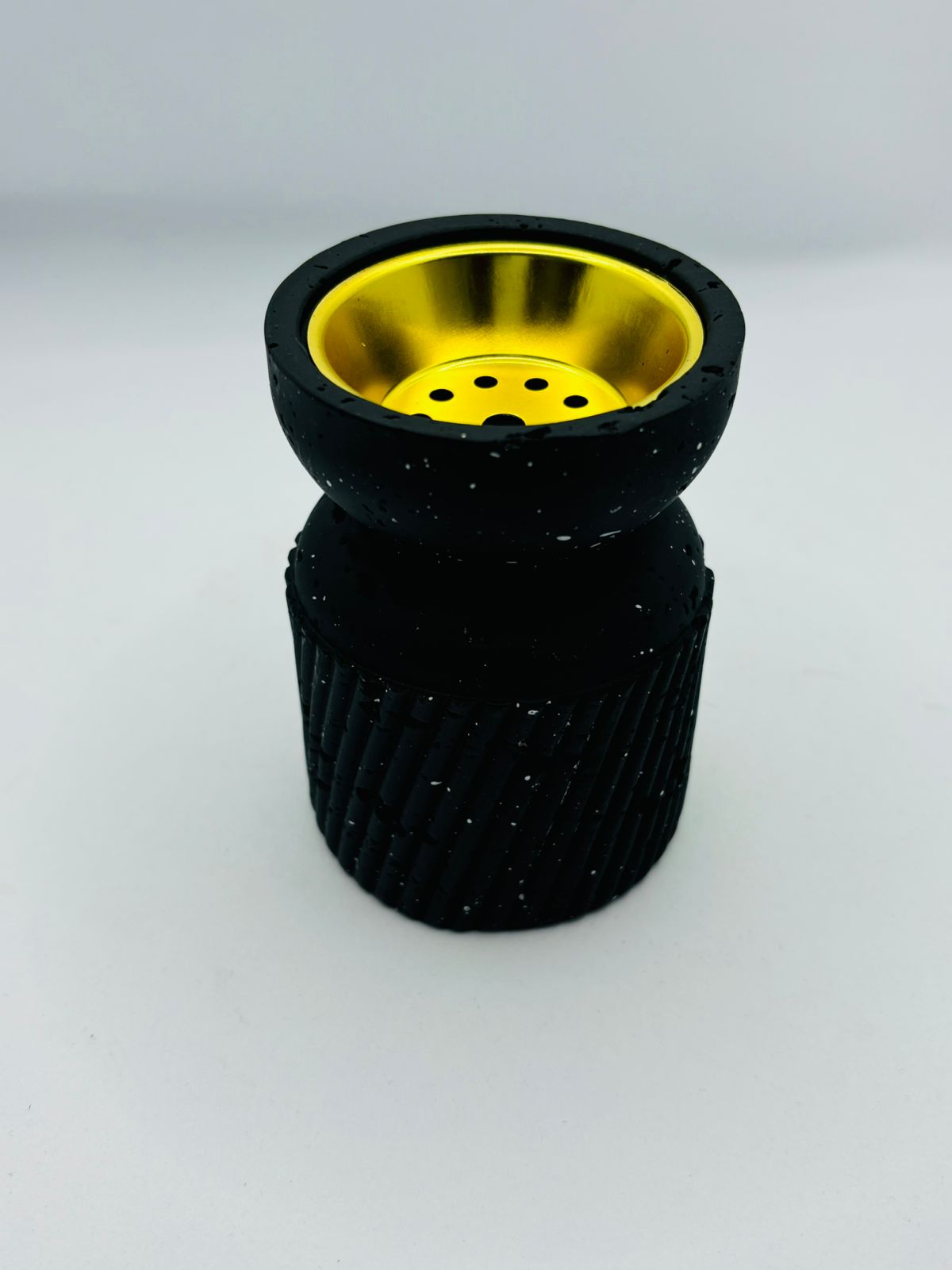 Matte Black Speckled Bakhoor Burner | Ceramic Incense Holder | Arabian Home Decor