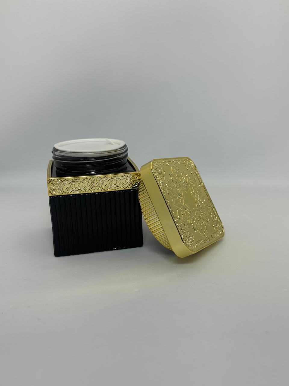 Royal Bakhoor Jar – Black & Gold Luxury Incense Burner