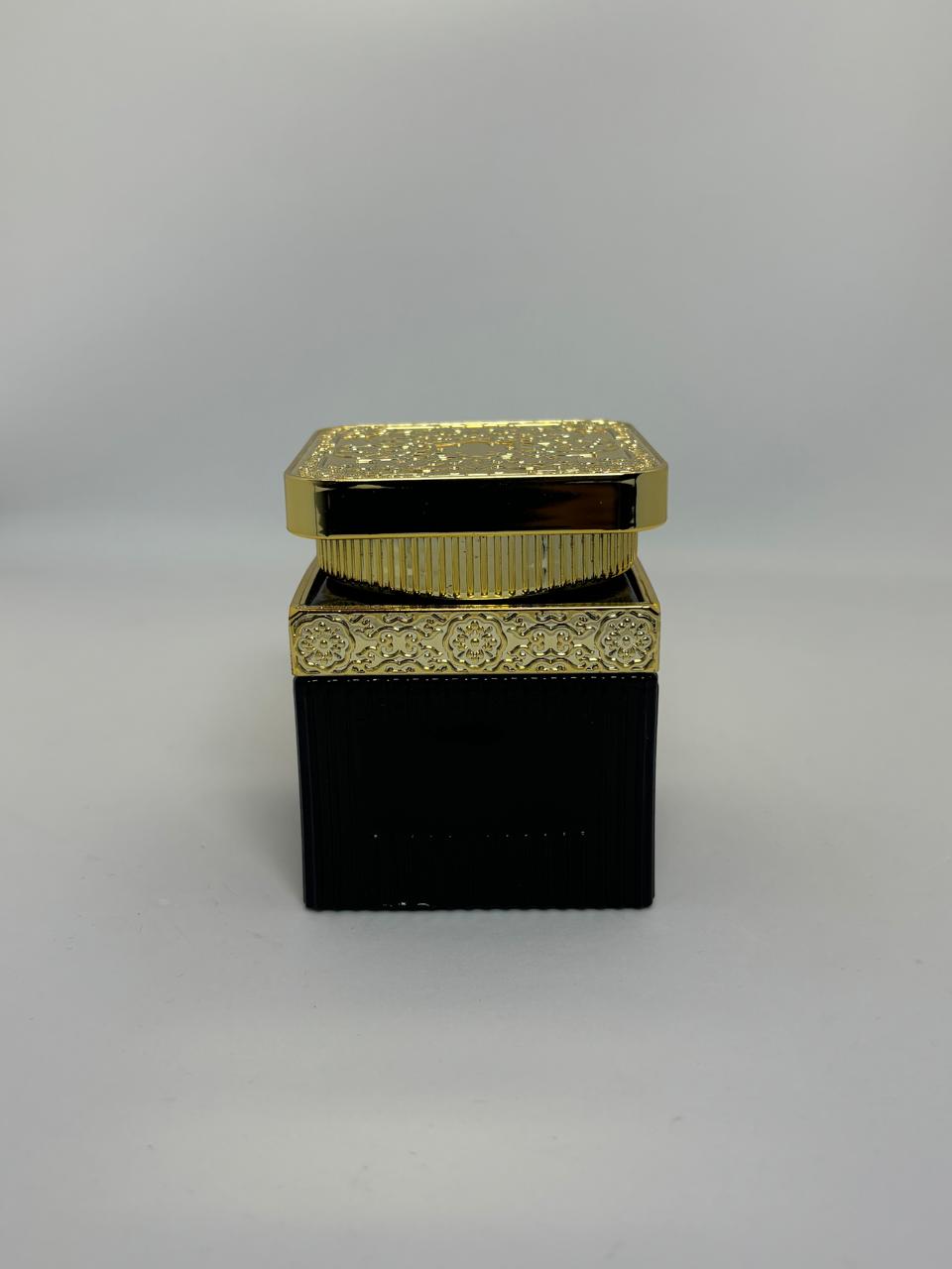 Royal Bakhoor Jar – Black & Gold Luxury Incense Burner