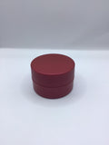 Matte Red Cream Jar – Premium Cosmetic Container